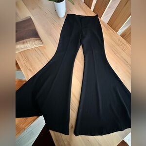 ZARA dressy flare black pants S